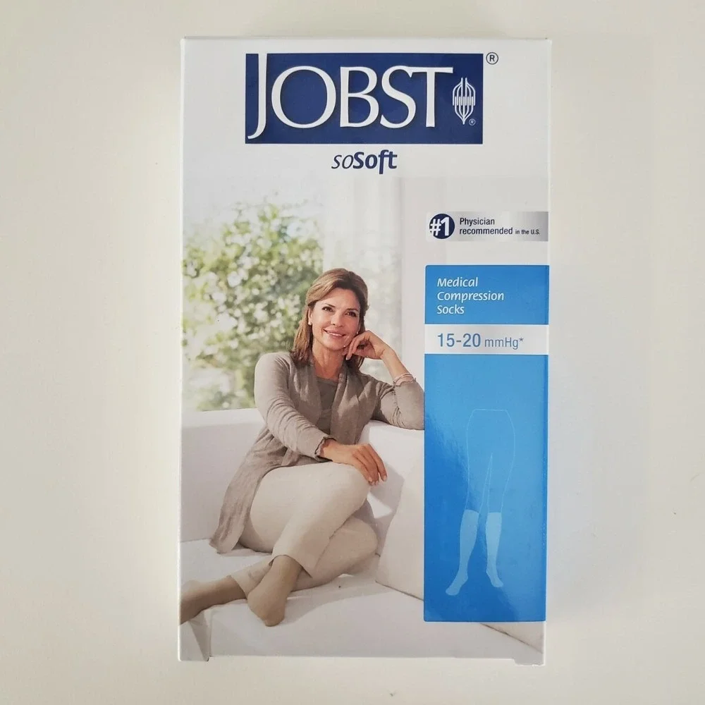 JOBST SoSoft 15-20 mmHg Knee High Compression Socks Color Sand / Size Small
